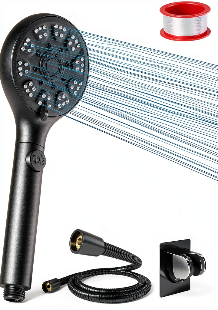 Kuspecta Adjustable Chrome Shower Head