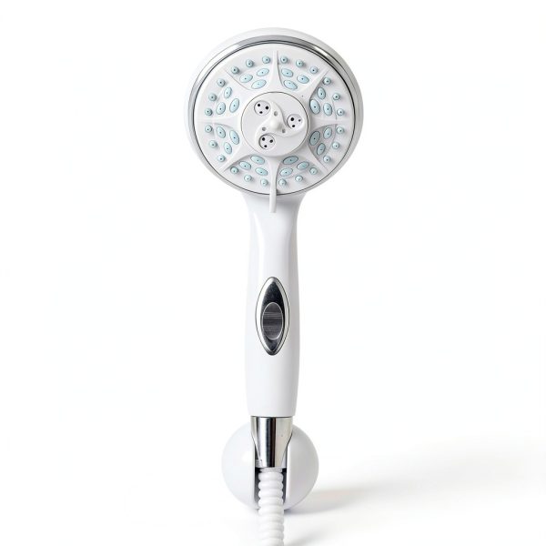Camco RV Shower Head Brushed Finish-1