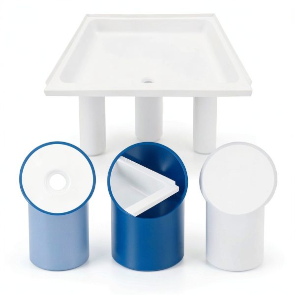 Shower Pan RecPro ABS Foam Base Forward Drain-3