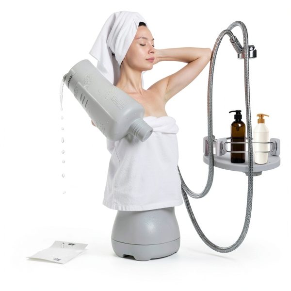 PAMASE RV Shower Corner Storage Bar Stainless Steel-1