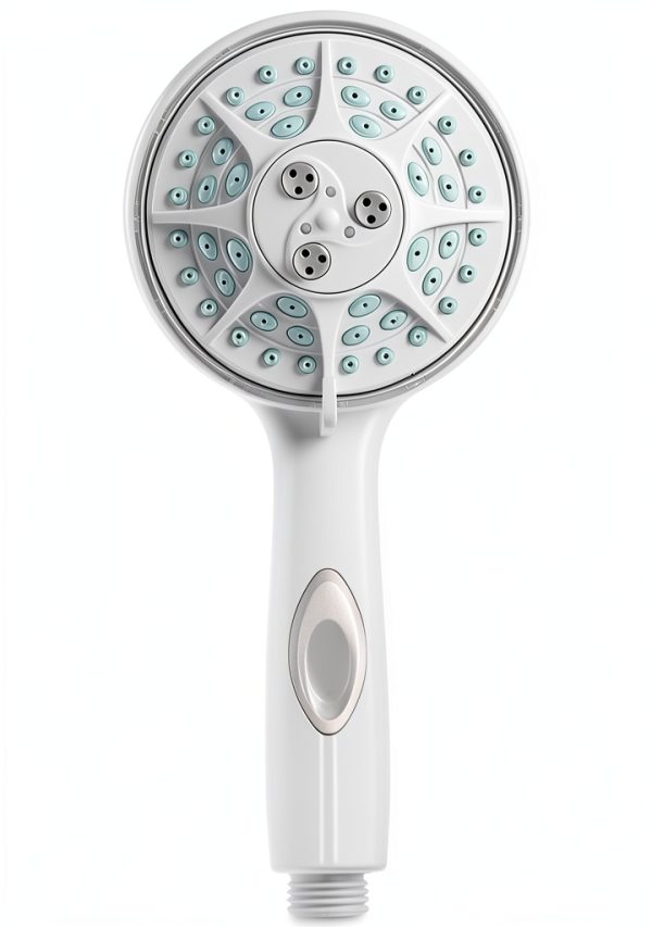 Camco RV Shower Head Brushed Finish-3