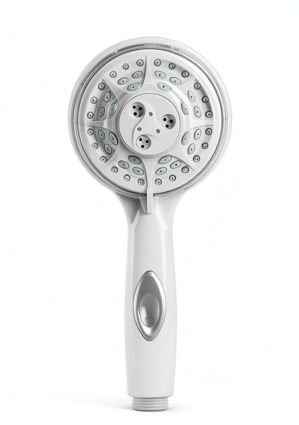 Camco RV Shower Head Brushed Finish-6