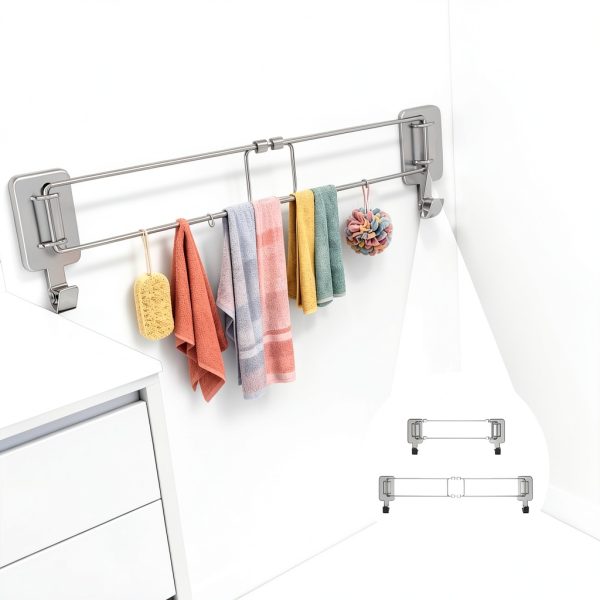 RV Shower Storage Bar YENOVO Stainless Corner-4