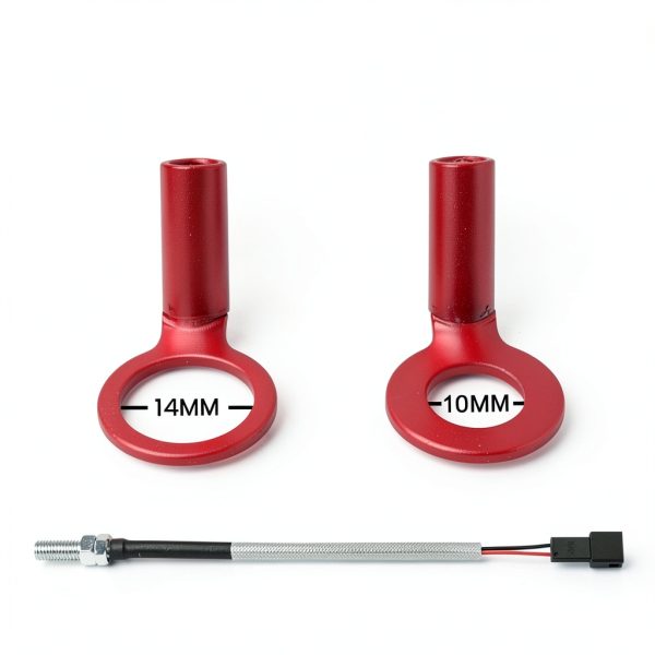 NORXI Engine Temperature Gauge Tri-Color LED 10mm 14mm 43in for-3