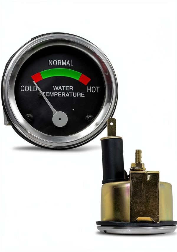 Caltric Water & Oil Temperature Gauge Sensor 81.5mm Compact Design-1