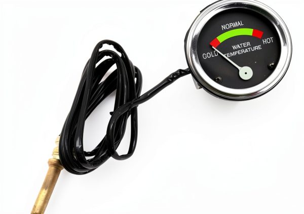 Caltric Water & Oil Temperature Gauge Sensor 81.5mm Compact Design-4