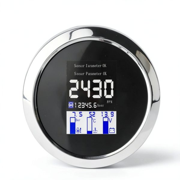 Srliya Engine Gauge Speed Oil Pressure Water Temp Battery Voltage-6