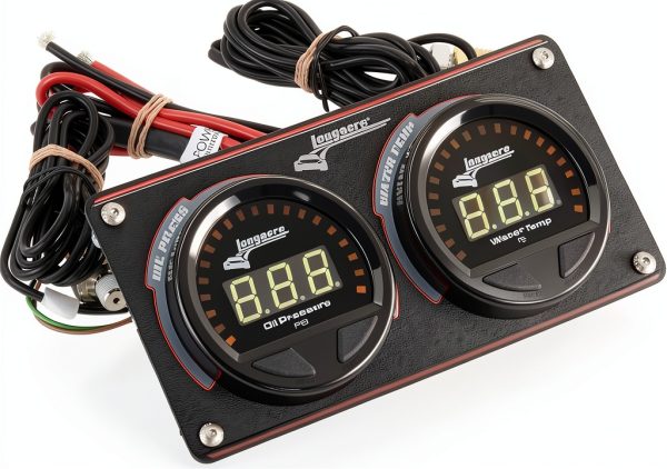 Longacre Waterproof LED Panel Gauge 52-44660 2.5 Inch Automotive-3