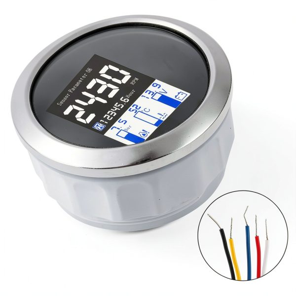 Srliya Engine Gauge Speed Oil Pressure Water Temp Battery Voltage-8