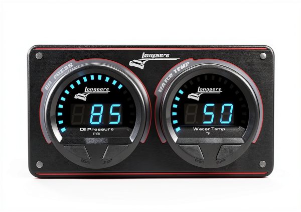 Longacre Waterproof LED Panel Gauge 52-44660 2.5 Inch Automotive-0