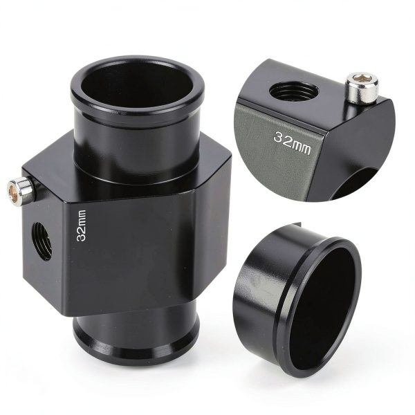 Car Water Temp Joint Pipe Keenso Aluminum Alloy Clamps 28-40mm-6