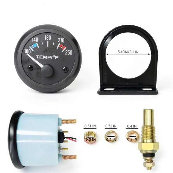 Temperature Gauge Onfunlee AU231103 Water Oil Sensor for Automotive-1
