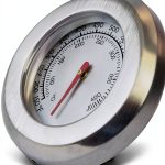 Dyna Glo Grill Thermometer Silver Stainless Steel 550F Analog Gauge-0