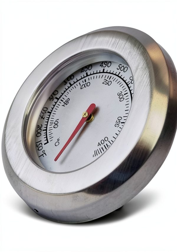 Dyna Glo Grill Thermometer Silver Stainless Steel 550F Analog Gauge-0