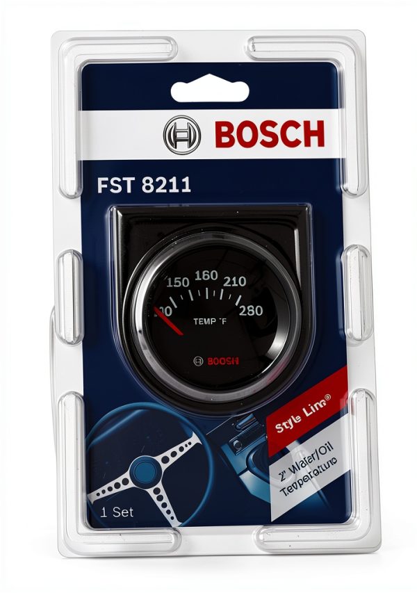 Bosch 2" Water/Oil Temperature Gauge Black Dial Model SP0F000049-2