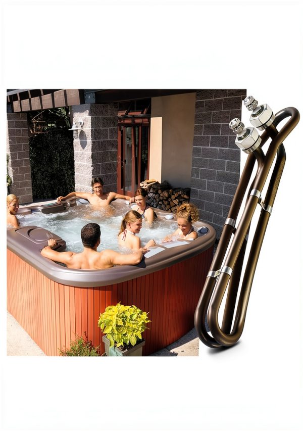 5.5KW 240V Titanium Tub Heater Element Adabuing 10in Universal Fit-3